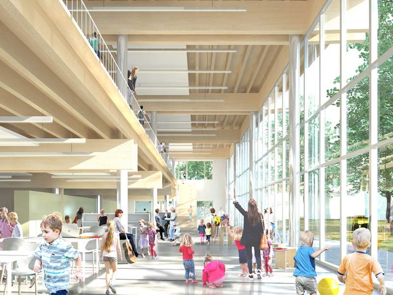 Sette scuole prefabbricate in legno per sei comuni&nbsp;italiani