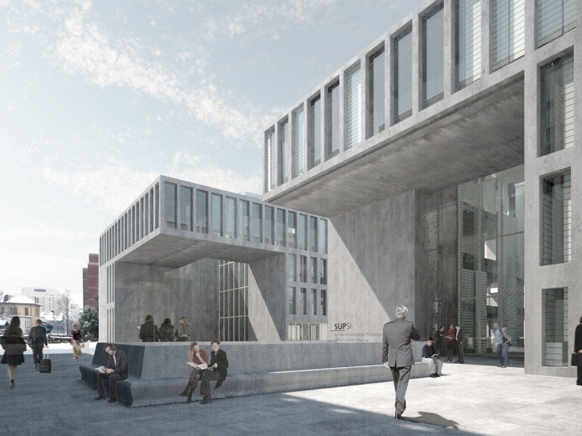 Campus universitario USI/SUPSI a Lugano&nbsp;(CH)