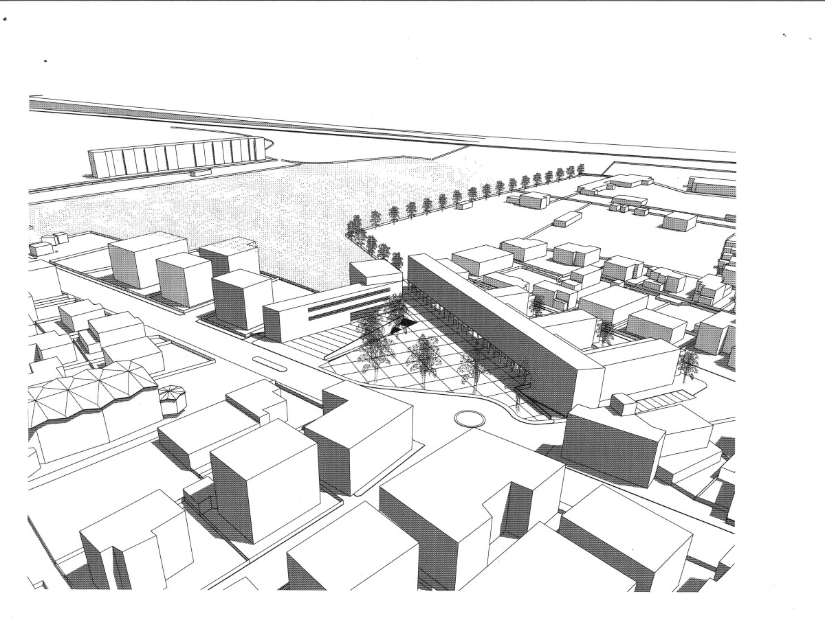 nuova piazza e edifici residenziali a&nbsp;Catene